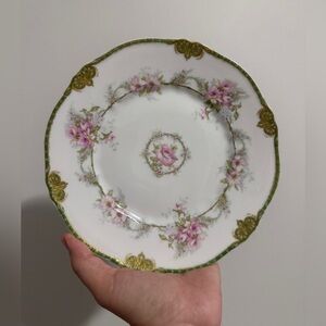 Théodore Haviland Limoges Floral Plates - Set of 3